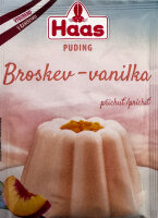 Haas CZ Pudding Pfirsich-Vanille-Geschmack (37g)