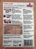Haas CZ Pudding Pfirsich-Vanille-Geschmack (37g)